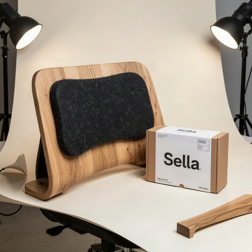 Sella Oak and Wool Lumbar Rest